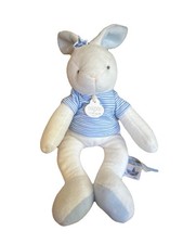 DouDou et Compagnie Plush Lovey Bunny Blue Lapin Perlidoudou (Soft Bunny Toy)