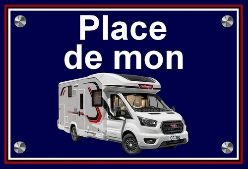 Plaque place mon - mon, camping