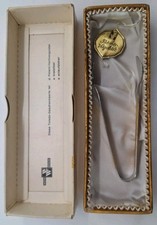 Vintage Wirths Bestecke Toledo-geschenkserie Small Tongs Gold Plated No 217 Box