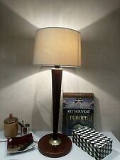 Lampe style Mazda avec abat-jour en velours