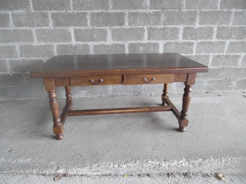Table chene massif - table,