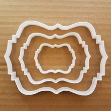 Plaque Emporte-Pièce Prix Biscuit Pâte Nom Cadre Message Image