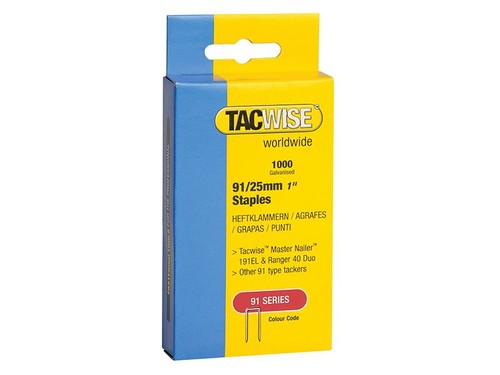Tacwise agrafes étroites - -, de
