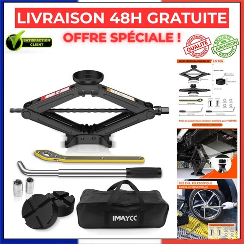 Cric voiture avec clé - 2,5, t