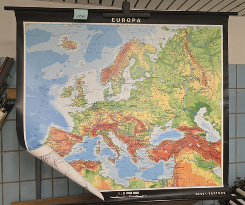 Carte murale scolaire europe - carte,