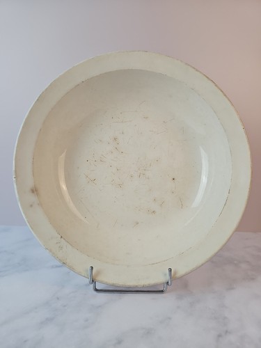 Plat rond creux faïence - rond,