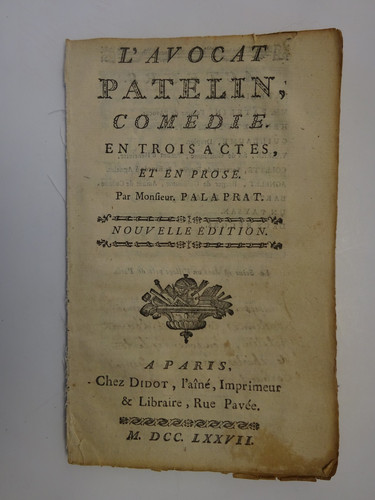 Palaprat jean l avocat - palaprat,, de.
