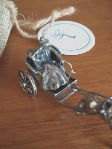Solid silver miniature - miniature, 800