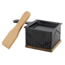Appareil à Raclette Individuelle "Bougie" 16cm Noir