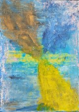 Wibaa Artist Modern Painting!! abstract XXL 70x50 painting material