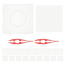  1 ensemble de panneaux perforés pour perles à repasser - Fournitures de perles,