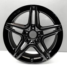 MERCEDES BENZ A-CLASS CLA B-CLASS 18" AMG-LINE ALLOY WHEEL RIM BLACK GENUINE X1