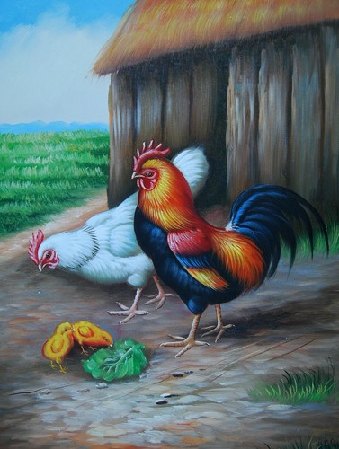 Tableau peinture huile sur - tableau,