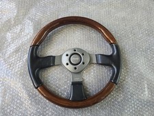  Momo fighter wood STEERING WHEEL  BENZ SL BMW VOLK AE86 KE70 volk swagen.