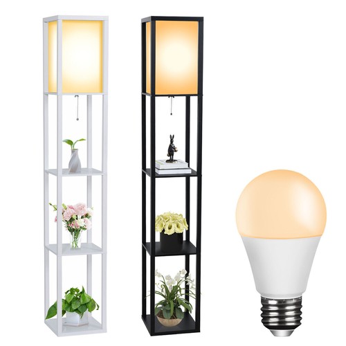 Lampadaire bois lampe - bois, sur