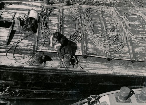 Ecluse port villez 1950 - de, c.