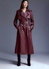 Nouveau manteau en cuir trench