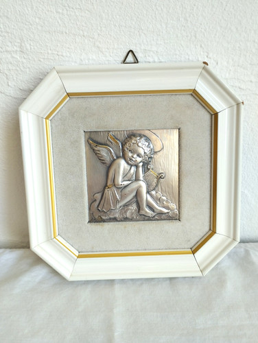 Petit cadre angelot lyre - petit,