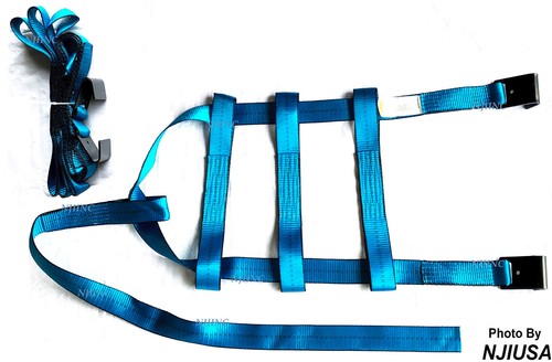 Basket tiedown car - tire, straps