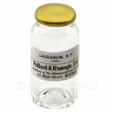 Miniature Laudanum B.P. Glass Pharmacy Bulk Jar