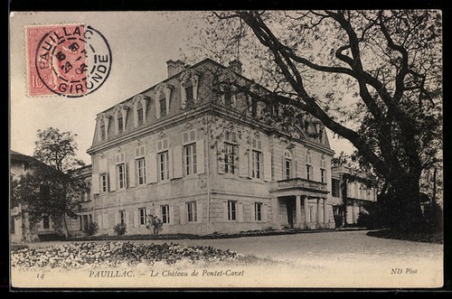 Cpa pauillac château - cpa,