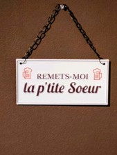 Plaque métal la p'tite