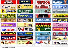 Lot Pub 1/43° pour Saviem-Somua-Renault-Citroën Heuliez  Autobus d'Autrefois