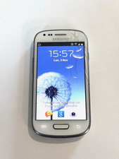 Samsung S3 mini (GT-I8190N) - Fonctionnel, débloqué, écran cassé - Pour pièces