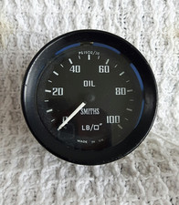 GENUINE FORD CORTINA MK1 LOTUS SMITHS OIL PRESSURE CLOCK GAUGE.