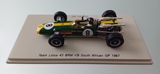 Spark 1/43 Lotus 43 moteur BRM H 16 cylindres  G.Hill 1967 Gp Afs du Sud S2144
