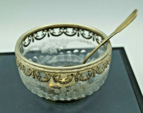 Sucrier cristal gravé et - sucrier,