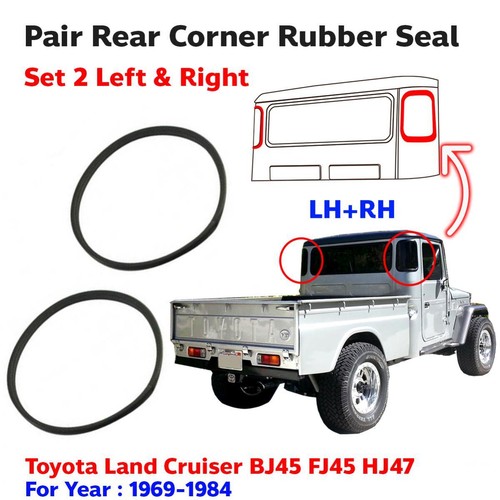Rear corner seal - corner, rubber