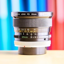 Rare Canon FD 20mm f/2.8 SSC