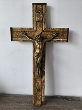 Ancien Grand Crucifix 40 Cm