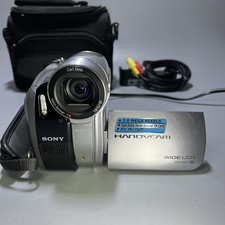 Sony Handycam DCR-HC96 Mini DV Camcorder Silver 120x Digital Zoom - Case