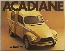 CITROEN Acadiane Van Sales