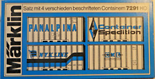 Märklin H0 7291 4 Container Neuf Emballage D'Origine
