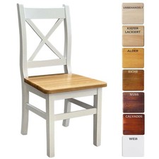 Chaise en bois blanc chaise