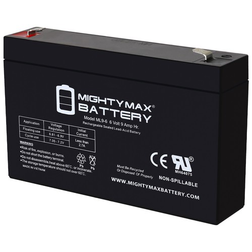 Mighty max 9ah agm - max, 6v
