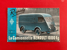 BROCHURE  RENAULT CAMIONETTE