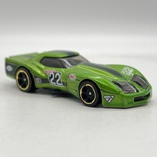 Hot Wheels 76 Greenwood Corvette Green Loose 2022 HW Contoured