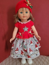 VETEMENTS CONCUS POUR POUPEE MARIE- FRANCOISE DE PETITCOLLIN  (40 cm)