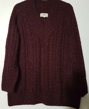 Pull femme très doux et chaud motif tresses FatFace taille 46
