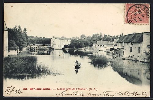 Cpa bar sur - cpa, l´aube