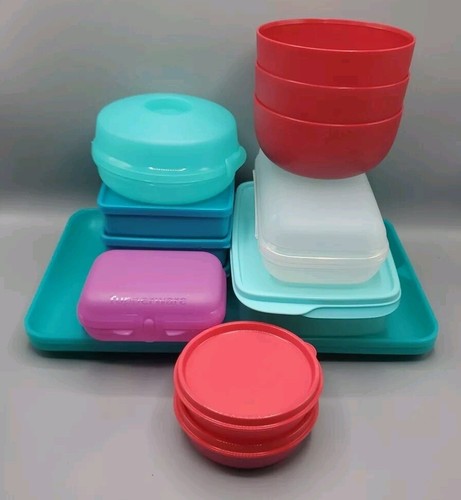 Tupperware lunch trays bowls - trays,,