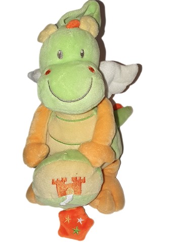 Peluche doudou dragon - peluche,