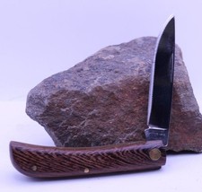 AITOR INOX SPAIN WOOD HANDLE POCKET KNIFE SINGLE BLADE (CQ)