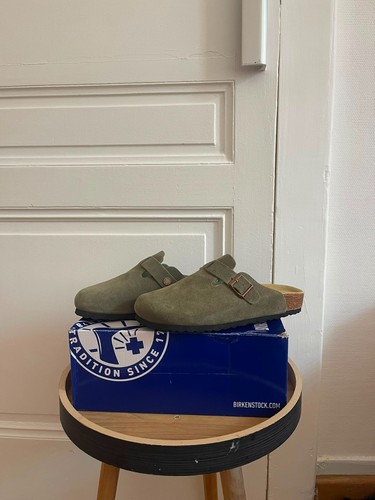 Birkenstock boston eu38 - boston, kaki