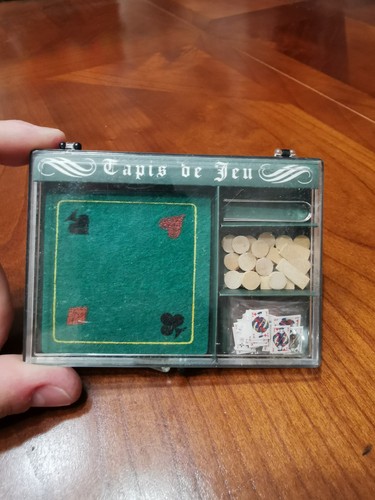 Mini jeu poker - mini, vintage,