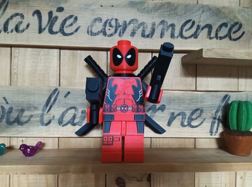 Figurine style deadpool - style, bloc